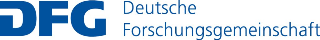 Logo DFG Deutsche Forschungsgemeinschaft in blau